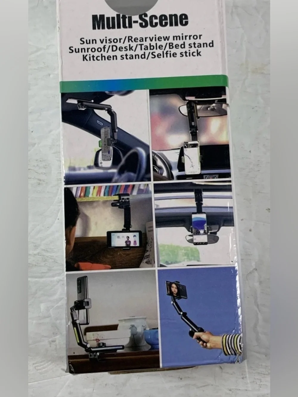 Universal Car Cellphone Holder Mount - Green